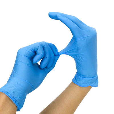 ESD Gants de sécurité en nitrile bleu noir Gants d'examen antistatique jetables pour la vente en gros