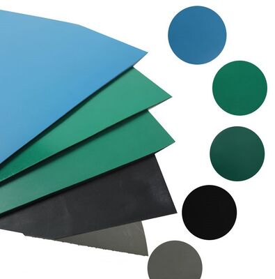 Matte en caoutchouc ESD d'épaisseur de 2 mm, feuille de nitrile conducteur de 1x10M