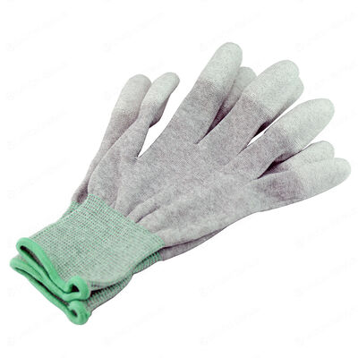 Gants de haute qualité ESD Fabrique de gants de haute qualité ESD Laboratoire de gants de haute qualité de fibres de carbone antistatiques PU