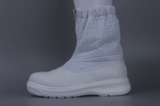 Chaussures de sécurité ESD à orteils en acier Bottes antistatiques pour salles blanches électronique semi-conducteur fabrication et lieux de travail industriels
