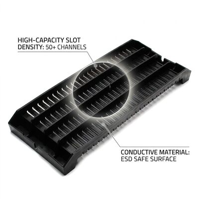 Rack de circulation ESD rotatif en métal pour circuits imprimés SMT