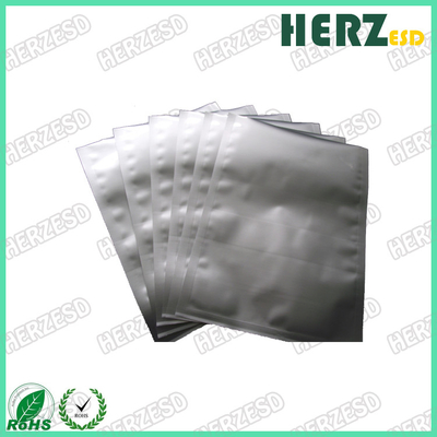 Matériel flexible adapté aux besoins du client de papier d'aluminium de structure de sac de barrière d'humidité d'ESD de logo