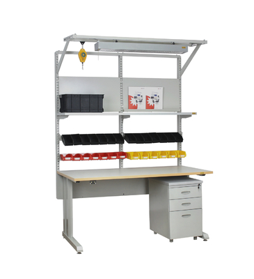 Ligne de production d'assemblage ESD Bureau d'atelier industriel Table
