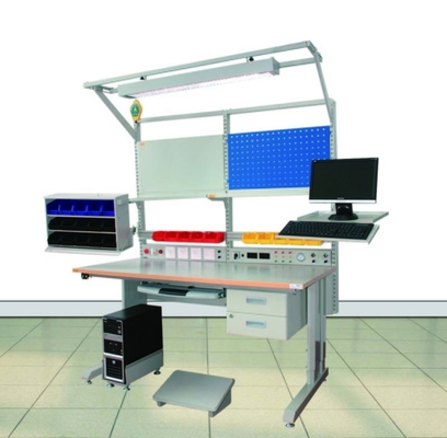 Ligne de production d'assemblage ESD Bureau d'atelier industriel Table