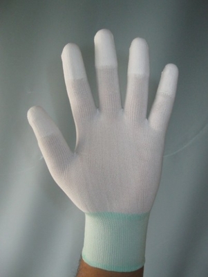 le doigt en nylon de paume de l'ohm 10e9 a enduit d'anti gants statiques de main d'ESD
