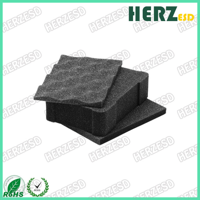 Emballage antistatique mousse d'emballage en PU Noir ESD mousse en poudre pour emballage