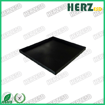 Contenant de stockage en PCB noir en PP plaque plastique plateau ESD antistatique plateau conducteur