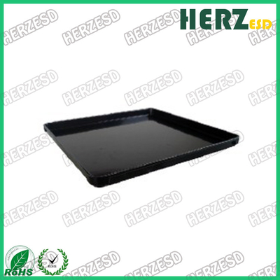 Contenant de stockage en PCB noir en PP plaque plastique plateau ESD antistatique plateau conducteur