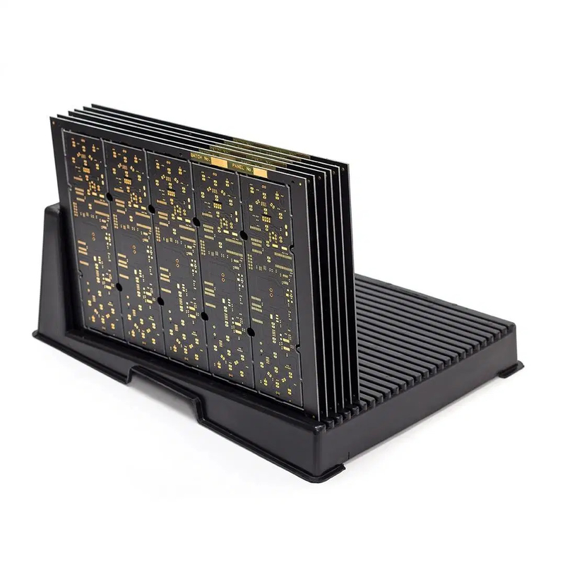 Plateau de circuits imprimés antistatiques pour produits électroniques Plateau de circulation antistatique de type L