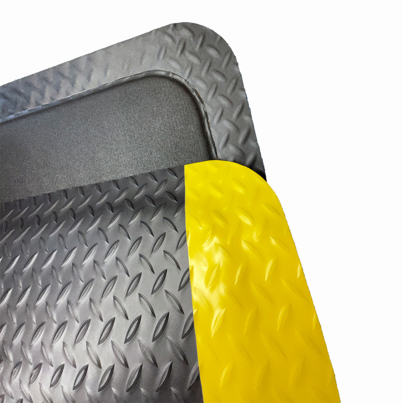 Mat anti fatigue durable en PVC mousse+PVC surfaces
