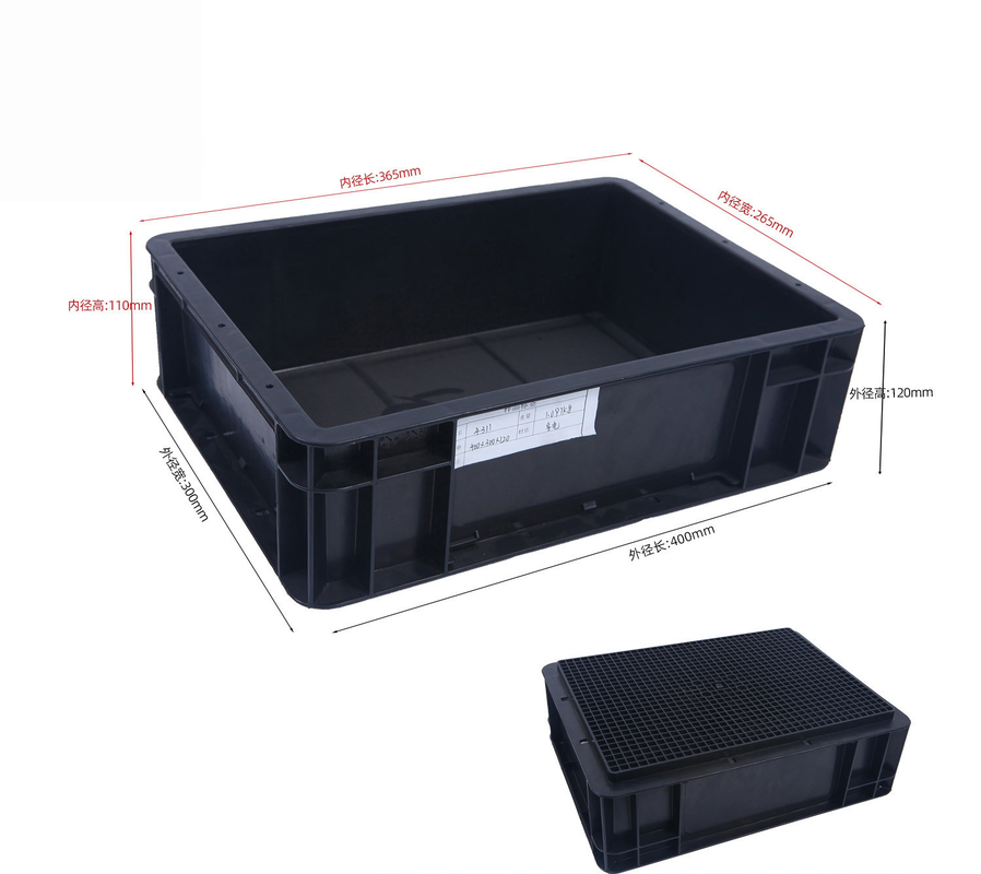 Contenant de stockage de 400x300 mm ESD industriel empilable