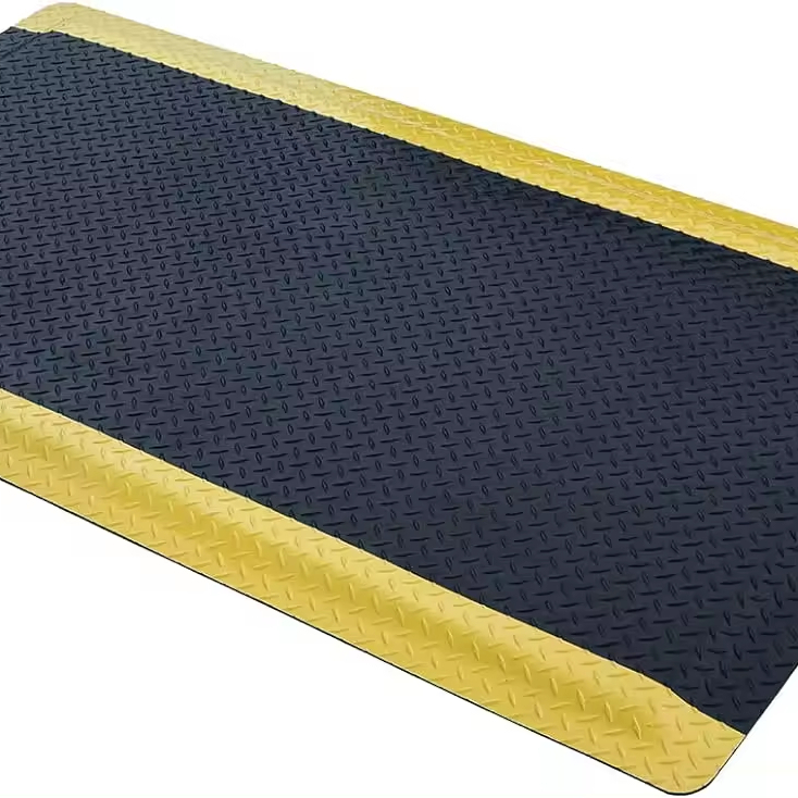 Tapis antifatigue ESD personnalisable PVC EVA mousse caoutchouc conducteur