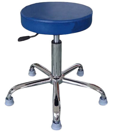 Tabouret rond antistatique pivotant en cuir PU ESD avec repose-pieds