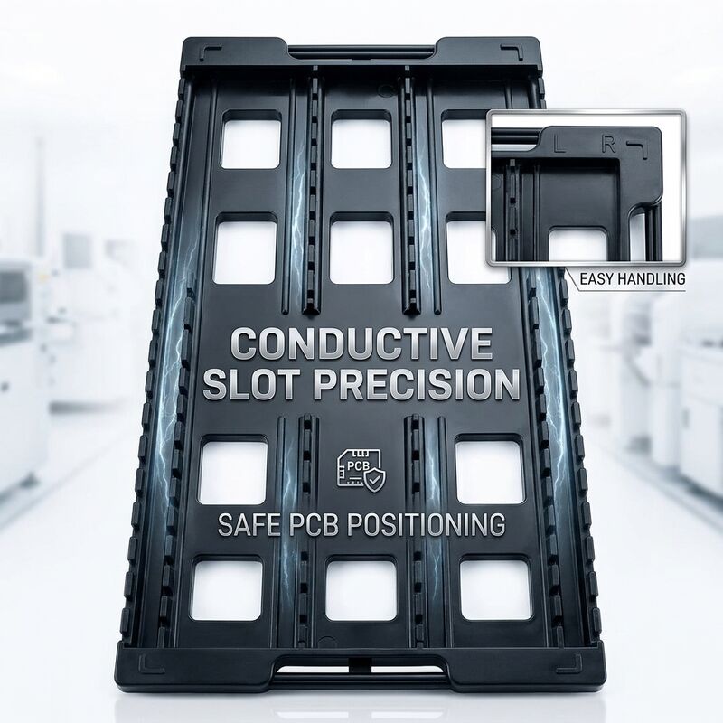 Rack de circulation ESD rotatif en métal pour circuits imprimés SMT