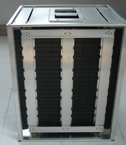 Étagère de revue ESD Porteur de revue PCB Étagère de stockage Ajustement d'étagère de revue SMT antistatique